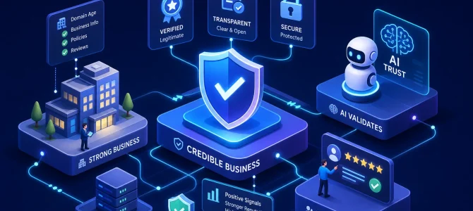 Business credibility signals that buyers and AI trust