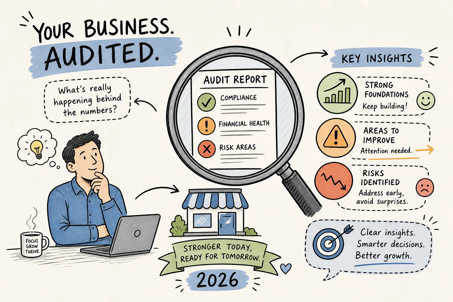 Local business authority audit results for a local service business