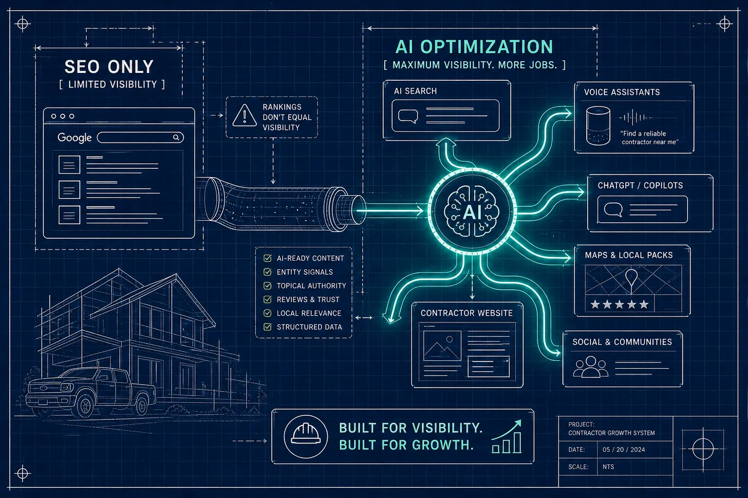 AI optimization for contractors