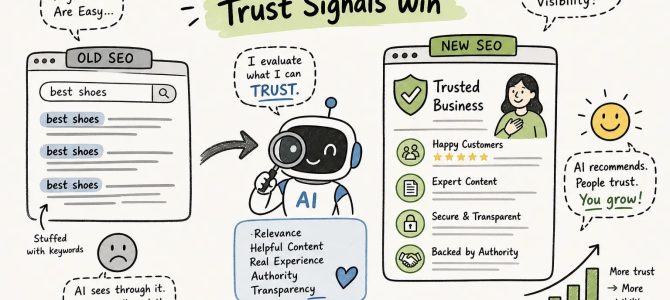 AI SEO for Businesses: Why Trust Signals Beat Keywords Now AI SEO for Businesses: Why Trust Signals Beat Keywords Now