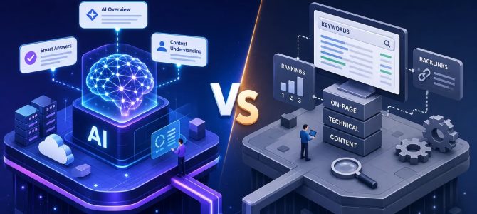 Google AI vs Traditional SEO: The Real Difference in 2026