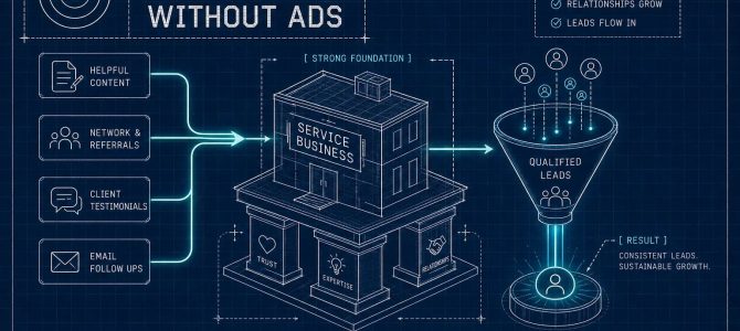 How Service Businesses Get Leads Without Running Ads