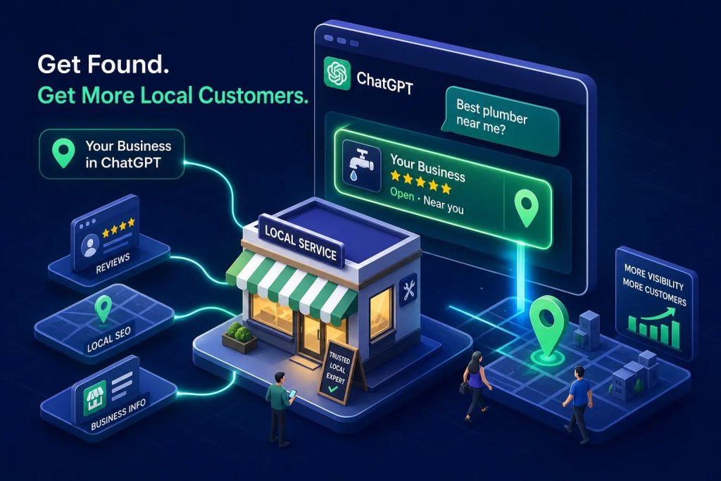 How local service businesses can get found in ChatGPT