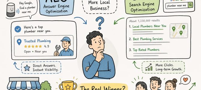 AEO vs SEO: What Wins for Local Service Businesses in 2026