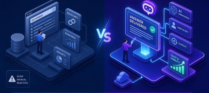 AEO vs Traditional SEO: The Differences That Matter AEO vs Traditional SEO: The Differences That Matter