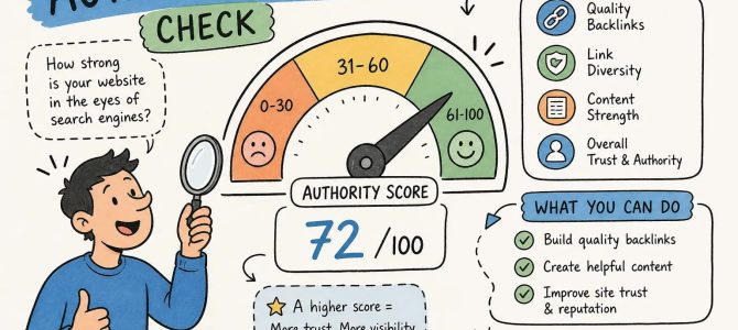 Authority Score Check: What It Measures and What to Do