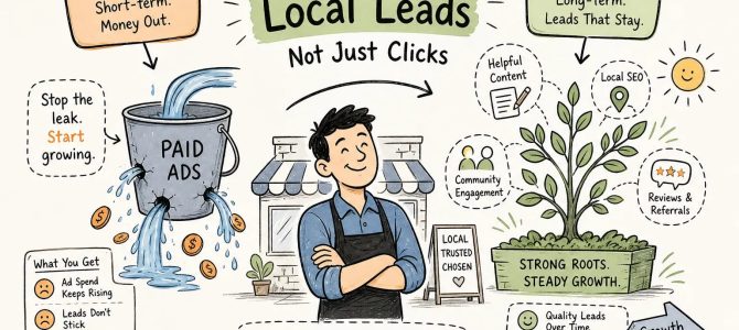 Paid ads alternatives that build long-term local leads