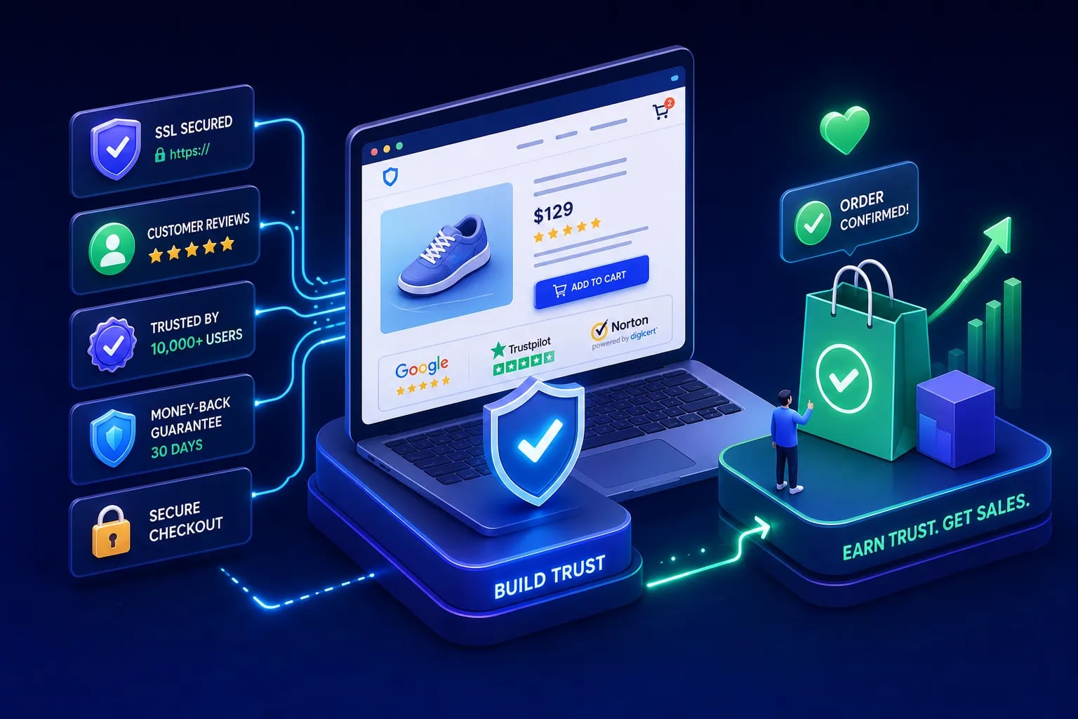 Website trust signals that build buyer confidence