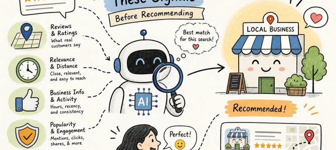 What signals AI checks before recommending a local business What signals AI checks before recommending a local business