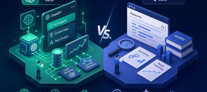 ChatGPT SEO vs. traditional SEO: what actually changes ChatGPT SEO vs. traditional SEO: what actually changes