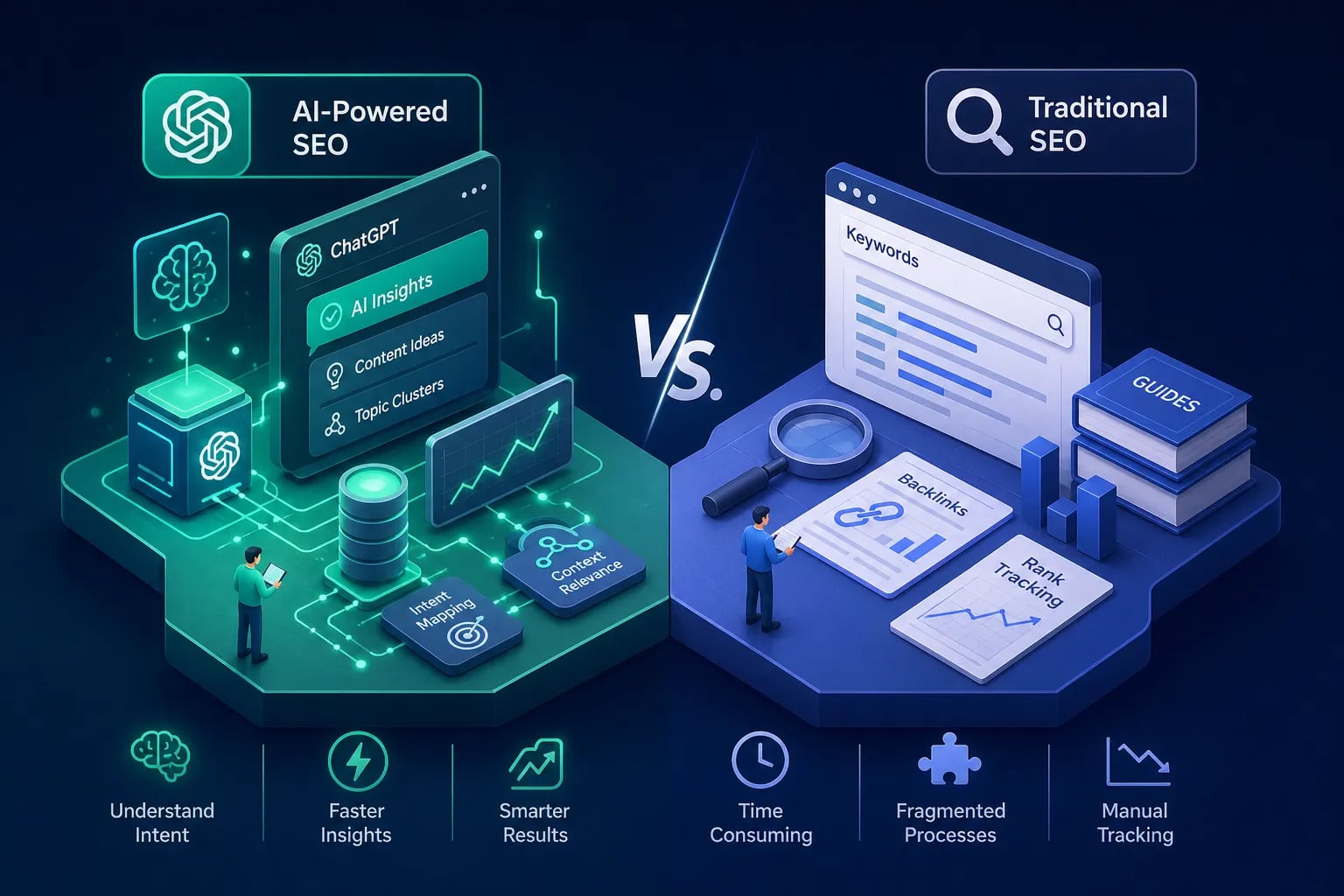 ChatGPT SEO compared with traditional Google SEO