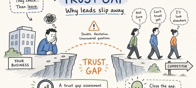What a trust gap assessment reveals about lost leads What a trust gap assessment reveals about lost leads